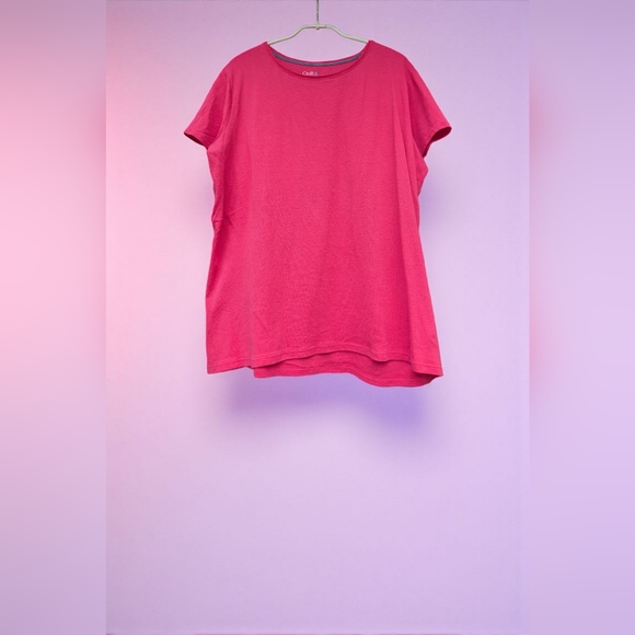 Croft & Barrow Essential Crewneck Tee Color: Pink  Size:L (EUC) - Picture 1 of 6